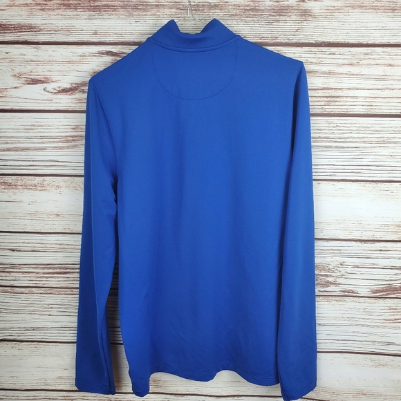 Vineyard Vines Preformance Boys XL 18 Blue/Yellow 1/2 Zip Pullover Shirt Top - Picture 6 of 8